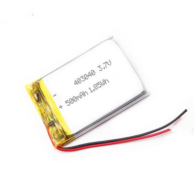Batterie-Smart Watch-Lithium-Polymer-Zellen 8g 403040 3.7v 500mah Lipo