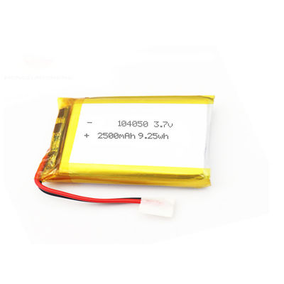 Polymer-Batterie-intelligentes Spielzeug LED JZFY 2400mah Lipo, das 104050 2500mah beleuchtet