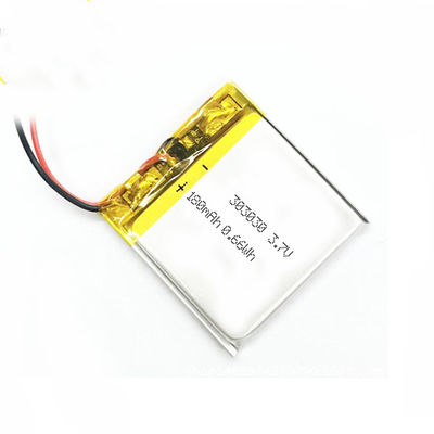 Anzeigen-helle Quadrat Lipo-Polymer-Batterie 303030 180mah