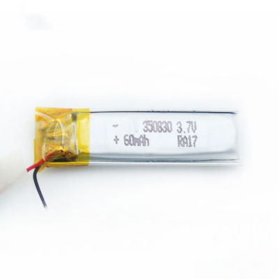 Lithium 350830 60mah Lipo-Batterie