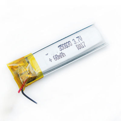 Lithium 350830 60mah Lipo-Batterie