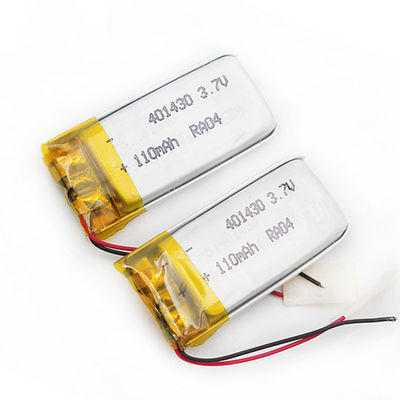Batterie GPS-Verfolger-Li Polymer Rechargeable Batterys 401430 110mAh Lipo