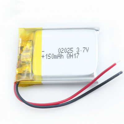 402025 wieder aufladbare Li Po Battery For Small Spielwaren 150mah 042025
