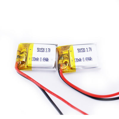 0.2C ultra dünne kleine 3,7 V Li Polymer Battery 501520 130mah für GPS