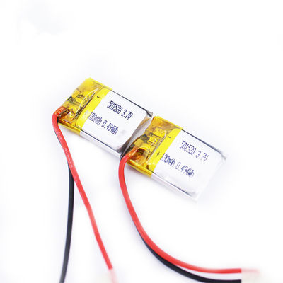 0.2C ultra dünne kleine 3,7 V Li Polymer Battery 501520 130mah für GPS