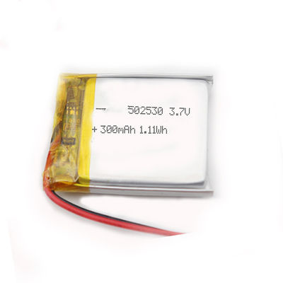 Lipo-Batterie-elektronisches Toy Batteries With PWB Lithium 300mAh ROHS 502530