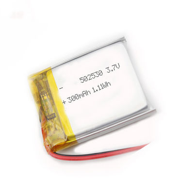 Lipo-Batterie-elektronisches Toy Batteries With PWB Lithium 300mAh ROHS 502530
