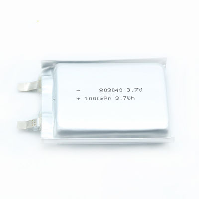 Medizinische Batterie IEC62133 8.0*30*43mm Lithium-Batterie-3.7v 1000mah Lipo