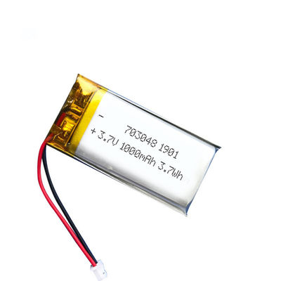 MSDS 703049 1000mah Li Ion Nmc Battery Long Cyclelife 7.0mm stark