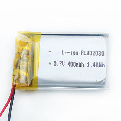 802030 kc-CER wieder aufladbare Batterie Li Polymer Batterys 3.7V 400mAh Lipo