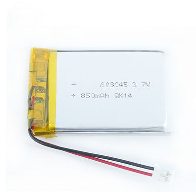 603045 3.7V 850mAh wieder aufladbares Li Polymer Battery For GPS