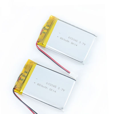 603045 3.7V 850mAh wieder aufladbares Li Polymer Battery For GPS