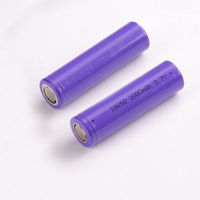 0.2C wieder aufladbarer Li Ion Battery 3,7 zylinderförmige 300mal V 2000mah 7,4 Wh