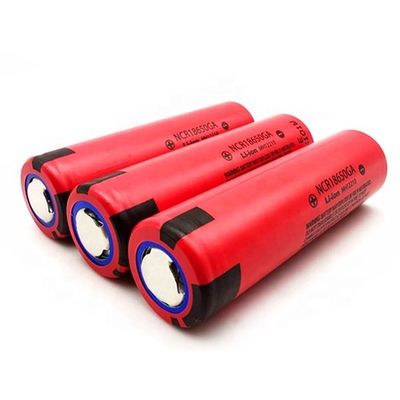 Rote wieder aufladbare Lampe 18650 Nmc-Batterie 2400Mah 3.7V MSDS